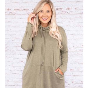 Chic Soul Rest Assured Army Dress